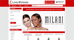 Desktop Screenshot of luckywholesalesxm.com